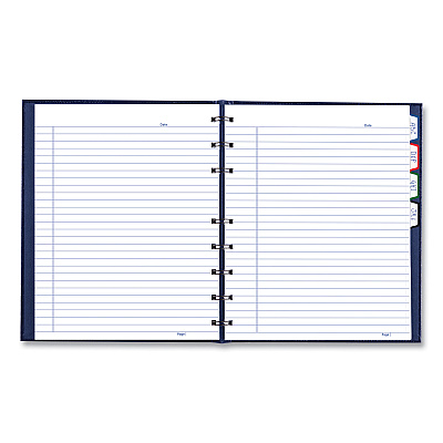 Blueline NotePro Notebook, 1-Subject, Medium/College Rule, Blue Cover, (75) 9.25 x 7.25 Sheets (REDA7150BLU)