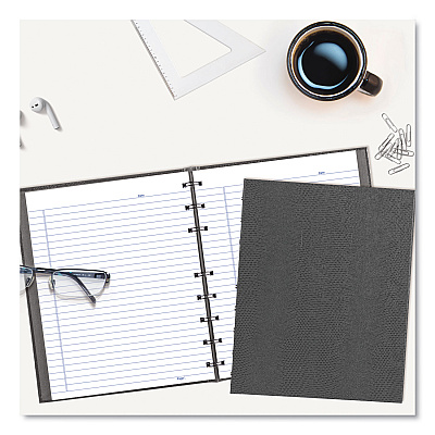 Blueline NotePro Notebook, 1-Subject, Medium/College Rule, Cool Gray Cover, (75) 9.25 x 7.25 Sheets (REDA7150GRY)