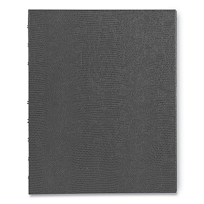 Blueline NotePro Notebook, 1-Subject, Medium/College Rule, Cool Gray Cover, (75) 9.25 x 7.25 Sheets (REDA7150GRY)