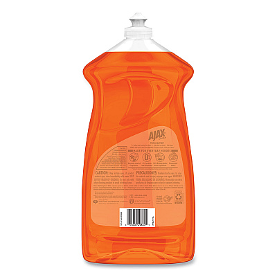 Ajax Dish Detergent, Liquid, Antibacterial, Orange, 52 oz, Bottle, 6/Carton (CPC49860CT)