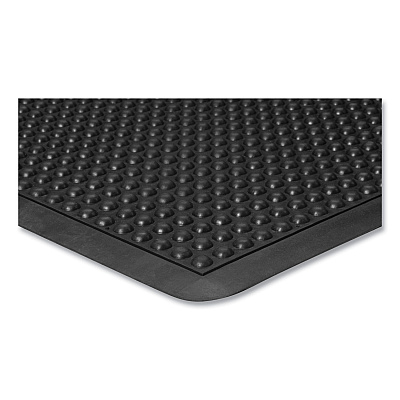 Apache Mills Bubble Flex Anti-Fatigue Mat, Rectangular, 36 x 48, Black (APH052023)