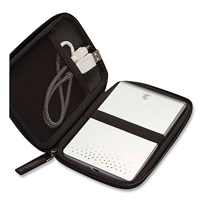 Case Logic Portable Hard Drive Case, Molded EVA, Black (CLG3201314)