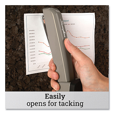Swingline 747 Business Full Strip Desk Stapler, 30-Sheet Capacity, Steel Gray (SWI74759)
