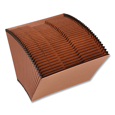 Universal Expanding Files, 31 Sections, 1/31-Cut Tabs, Letter Size, Redrope (UNV13920)