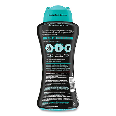 Downy Unstopables In-Wash Scent Booster Beads, Fresh Scent, 24 oz Pour Bottle, 4/Carton (PGC08726)