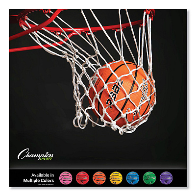 Champion Sports Rubber Sports Ball, For Basketball, No. 5 Size, Junior Size, Orange (CSIRBB2)