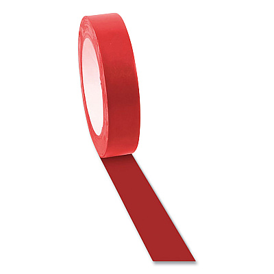 Champion Sports Floor Tape, 1" x 36 yds, Red (CSI1X36FTRD)