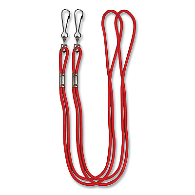 Champion Sports Lanyard, Metal J-Hook Fastener, 20" Long, Assorted Colors, 12/Pack (CSI126ASST)
