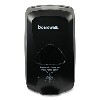 Boardwalk Touch-Free Dispenser, 1,200 mL, 6 x 4.05 x 10.58, Black (BWK42200)