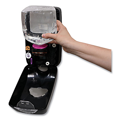 Boardwalk Touch-Free Dispenser, 1,200 mL, 6 x 4.05 x 10.58, Black (BWK42200)