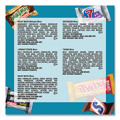 MARS Minis Mix Variety Pack, 62.6 oz Bag (GRR22000016)