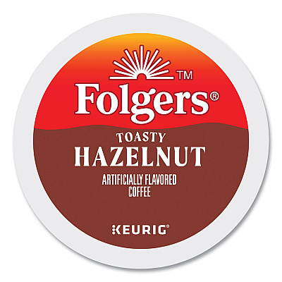 Folgers Toasty Hazelnut Coffee K-Cups, 24/Box (GMT0162)