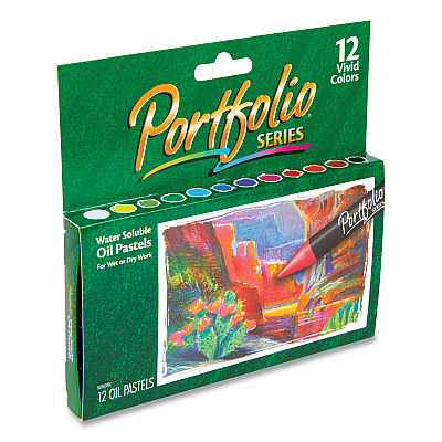 Crayola Portfolio Series Oil Pastels, 12 Assorted Colors, 12/Pack (CYO523612)