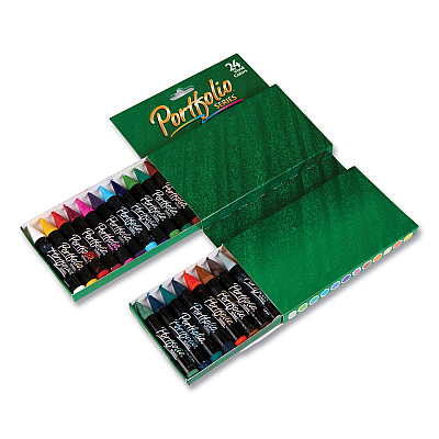 Crayola Portfolio Series Oil Pastels, 24 Assorted Colors, 24/Pack (CYO523624)