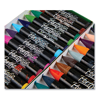 Crayola Portfolio Series Oil Pastels, 24 Assorted Colors, 24/Pack (CYO523624)