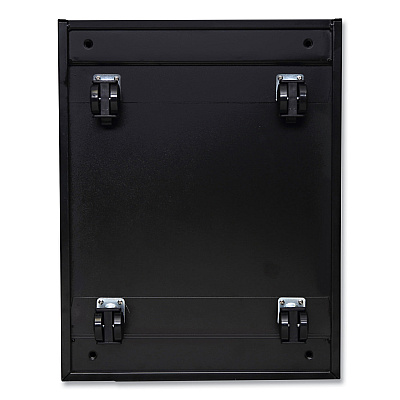 Alera File Pedestal with Full-Length Pull, Left or Right, 2-Drawers: Box/File, Legal/Letter, Black, 14.96" x 19.29" x 21.65" (ALEPBBFBL)