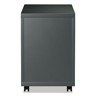 Alera File Pedestal with Full-Length Pull, Left or Right, 2-Drawers: Box/File, Legal/Letter, Charcoal, 14.96" x 19.29" x 21.65" (ALEPBBFCH)