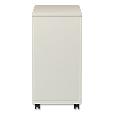 Alera File Pedestal with Full-Length Pull, Left or Right, 2 Legal/Letter-Size File Drawers, Putty, 14.96" x 19.29" x 27.75" (ALEPBFFPY)