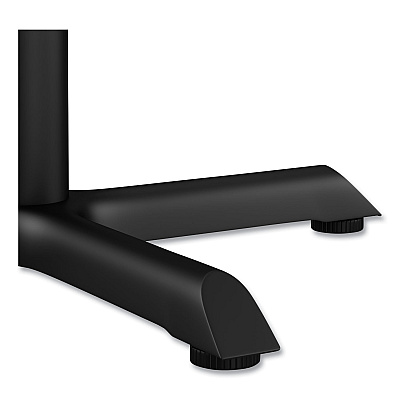 Alera Hospitality Series Single-Column Bases, 27.5" Diameter x 40.38"h, 300 lb Cap, Steel, Black (ALETBH423B)