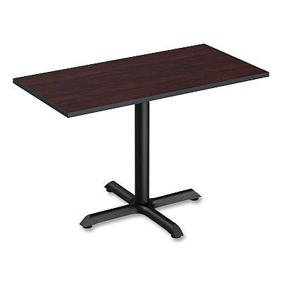Alera Hospitality Series Single-Column Bases, 27.5" Diameter x 40.38"h, 300 lb Cap, Steel, Black (ALETBH423B)