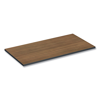 Alera Reversible Laminate Table Top, Rectangular, 47.63w x 23.63d, Espresso/Walnut (ALETT4824EW)