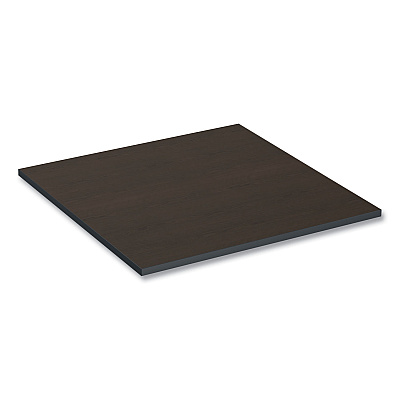 Alera Reversible Laminate Table Top, Square, 35.38w x 35.38d, Espresso/Walnut (ALETTSQ36EW)