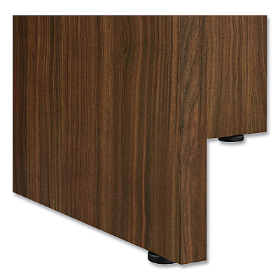 Alera Valencia Round Conference Table with Legs, 42" Diameter x 29.5h, Modern Walnut (ALEVA7142WA)