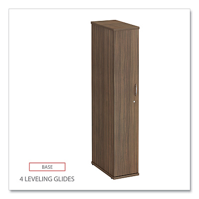 Alera Valencia Series Wardrobe, 11.88w x 22.78d x 65h, Modern Walnut (ALEVA621224WA)