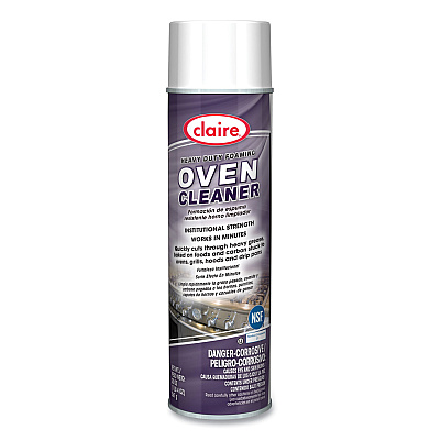 Claire Heavy Duty Foaming Oven Cleaner, 20 oz Aerosol Spray, 12/Carton (CGC824)