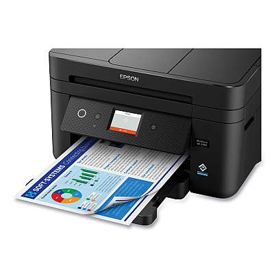 Epson WorkForce WF-2960 Wireless All-in-One Inkjet Printer, Copy/Fax/Print/Scan (C11CK60201)