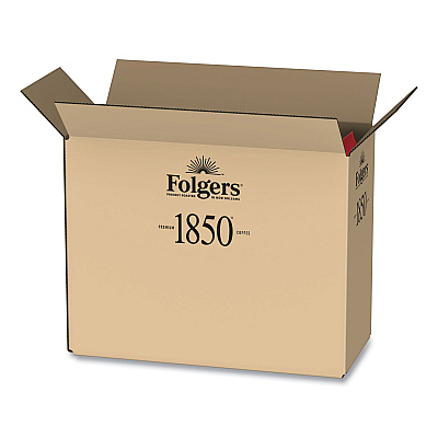 1850 Coffee, Expedition Blend, Medium Roast, Ground, 12 oz Bag, 6/Carton (FOL60514)