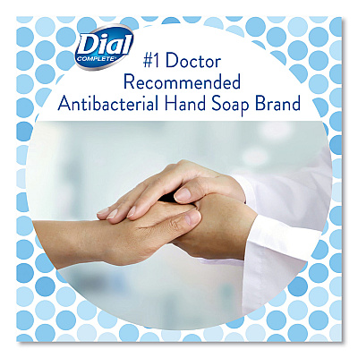 Dial Antibacterial Liquid Hand Soap, Spring Water Scent, 11 oz, 12/Carton (DIA20952)