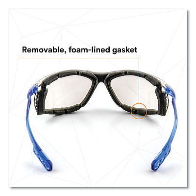 3M CCS Protective Eyewear with Foam Gasket, +1.5 Diopter Strength, Blue Plastic Frame, Clear Polycarbonate Lens (MMMVC215AF)