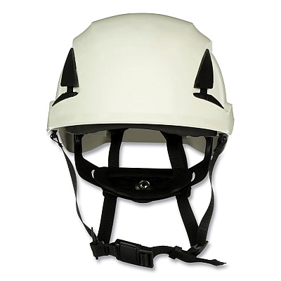 3M SecureFit X5000 Series Safety Helmet, 6-Point Pressure Diffusion Ratchet Suspension, White (MMMX5001ANSI)