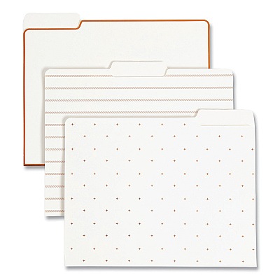 U Brands Letter-Size Desktop Fashion Filing Set, Rose Gold, (1) Rack, (3) Hanging Folders, (3) File Folders, (2) Trays,(1) Mail Sorter (UBR2104U0001)