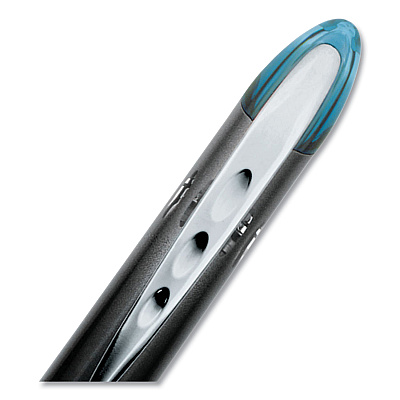 uniball VISION ELITE Hybrid Gel Pen, Stick, Fine 0.5 mm, Assorted Ink and Barrel Colors (UBC58092PP)