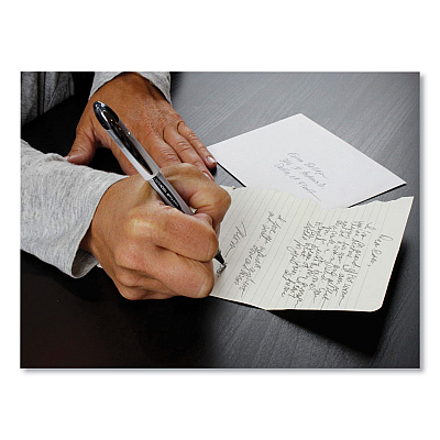 uniball VISION ELITE Hybrid Gel Pen, Stick, Fine 0.5 mm, Assorted Ink and Barrel Colors (UBC58092PP)