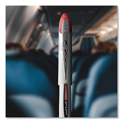 uniball VISION ELITE Hybrid Gel Pen, Stick, Fine 0.5 mm, Assorted Ink and Barrel Colors (UBC58092PP)