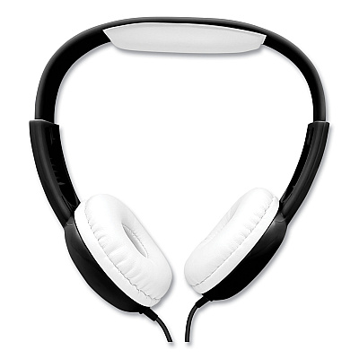 Crayola Cheer Wired Headphones, Black/White (MIGCHPM510K)