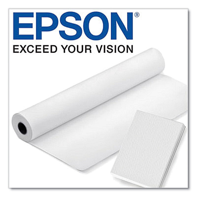 Epson Bright White Pro Paper, 96 Bright, 24 lb Bond Weight, 8.5 x 11, White, 500/Pack (S041586)