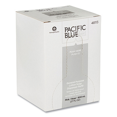 Georgia Pacific Professional Liquid General Purpose Soap Refill, 800 mL, 12/Carton (GPC48113)