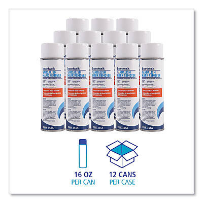 Boardwalk Vandalism Mark Remover, 16 oz Aerosol Spray, 12/Carton (BWK351ACT)