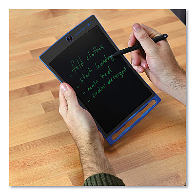 Boogie Board Jot 8.5 Reusable Writing Tablet, 8.5" LCD Screen, 6.75" x 0.62" x 10.37", Blue/Black (IMVJ32220001)