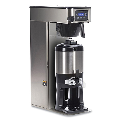 BUNN ICB Infusion Series Coffee Brewer, 38 Cups, Silver/Black (BUN531000101)