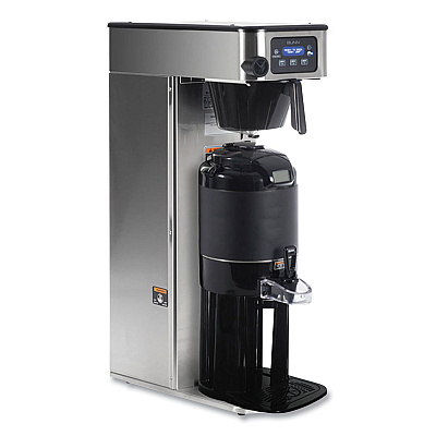 BUNN ICB Infusion Series Coffee Brewer, 38 Cups, Silver/Black (BUN531000101)