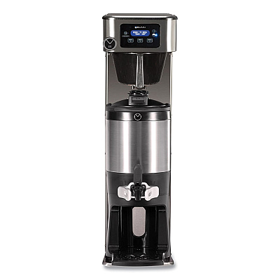 BUNN ICB Infusion Series Coffee Brewer, 38 Cups, Silver/Black (BUN531000101)
