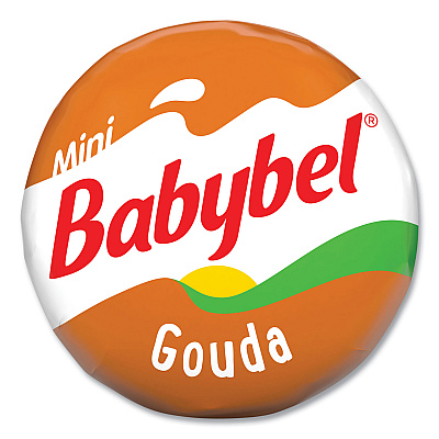 Mini Babybel Gouda, 0.71 oz Individually Wrapped, 6/Bag, 6 Bags/Carton (GRR60000230)