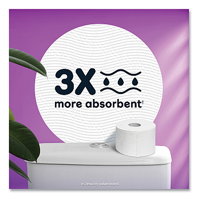 Cottonelle Ultra ComfortCare Toilet Paper, Soft Tissue, Mega Rolls, Septic Safe, 2-Ply, White, 284/Roll, 6 Rolls/Pack, 36 Rolls/Carton (KCC55707)