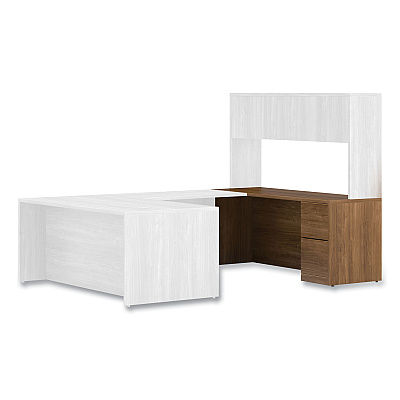 HON 10500 Series Full-Height Right Pedestal Credenza, 72" x 24" x 29.5", Pinnacle (HON105903RPINC)