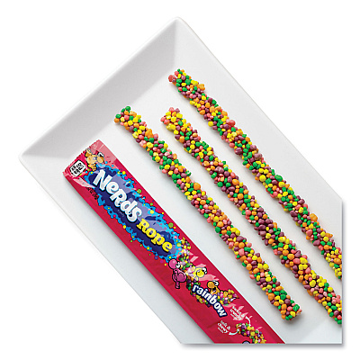 Nestl Nerds Rope Candy, Fruity, 0.92 oz Individually Wrapped, 24/Carton (GRR22002136)